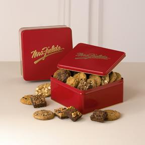 Mrs. Fields�  Classic Tin with Brownie and Cookie Assortment